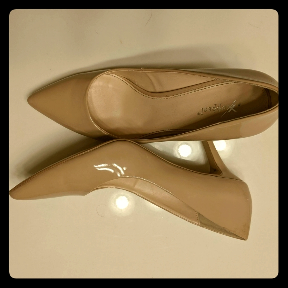 Nude high heels